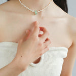 Summer Stream Aventurine Pearl Necklace - floysun