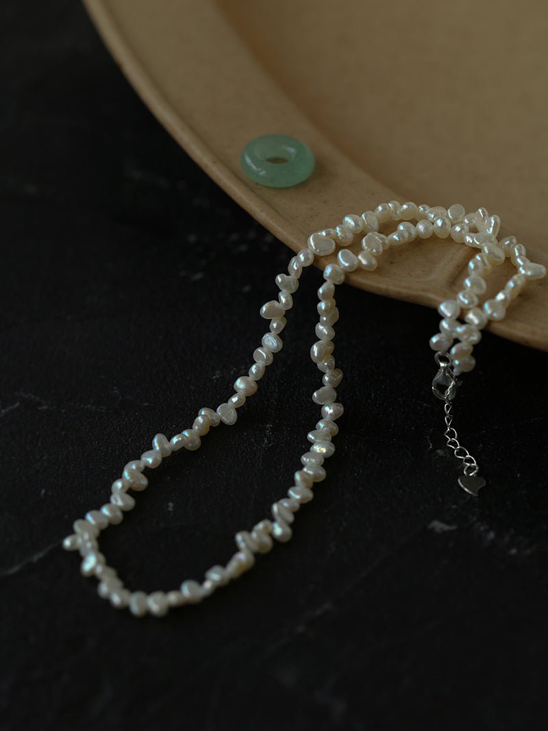 Summer Stream Aventurine Pearl Necklace - floysun