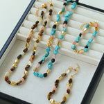 Summer Vacation Vibes Turquoise Beaded Necklace - floysun