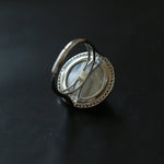 Surrounding Diamond Mabe Pearl Ring - floysun