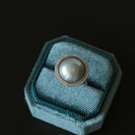 Surrounding Diamond Mabe Pearl Ring - floysun