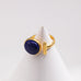 T - Shape Natural Lapis Lazuli Ring - floysun