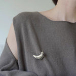 Three - dimensional Croissant Brooch - floysun