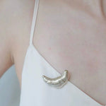 Three - dimensional Croissant Brooch - floysun