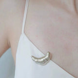 Three - dimensional Croissant Brooch - floysun