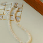 Three - Layer White Mini Pearl Collar Necklace - floysun