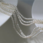 Three Layers Ot Buckle Pearl Necklace - floysun