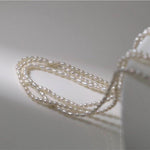 Three Layers Ot Buckle Pearl Necklace - floysun