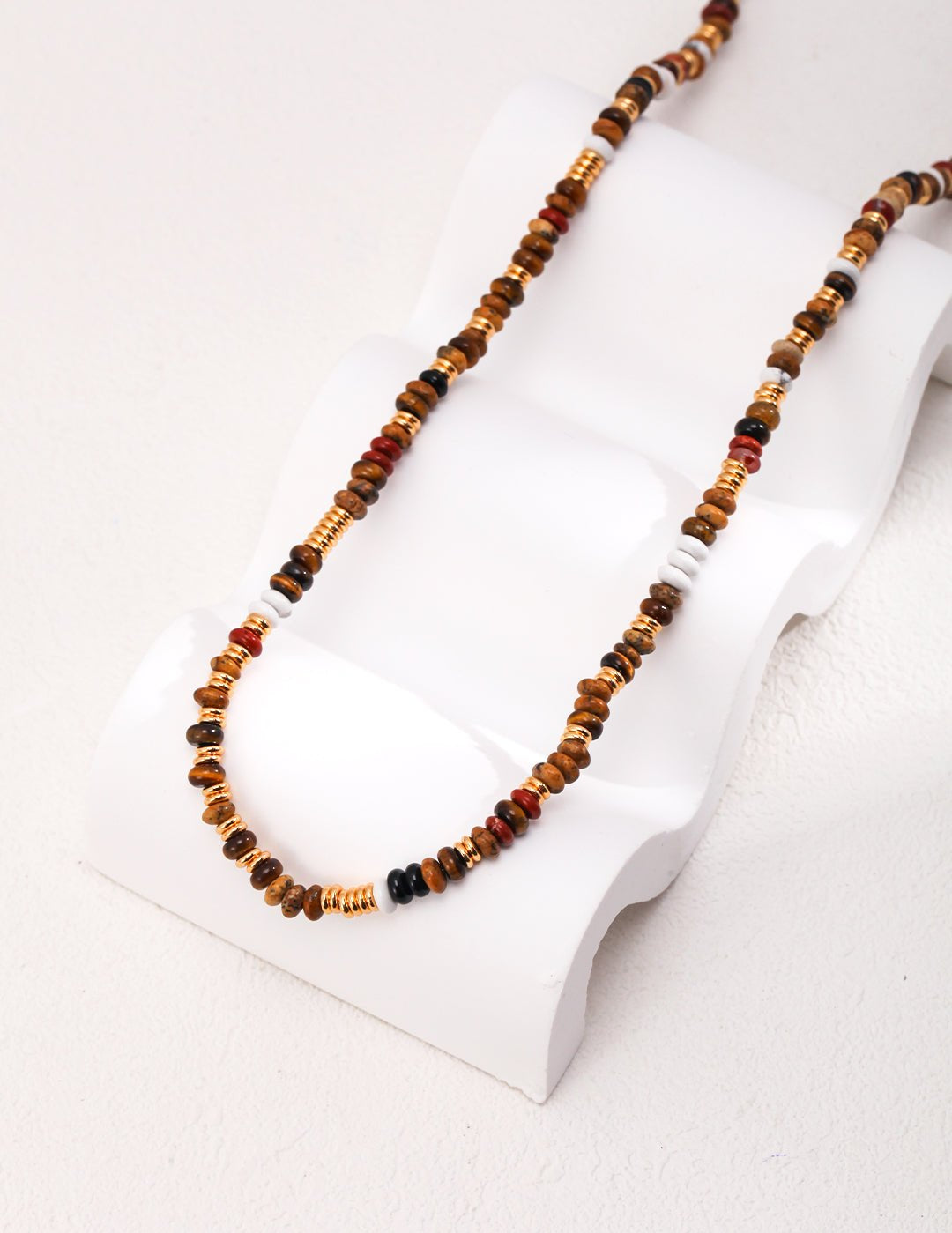 Tiger Eye Gemstone Beads Necklace - floysun