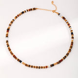 Tiger Eye Gemstone Beads Necklace - floysun