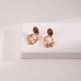 Tiger Eye Natural Pearl Earrings - floysun