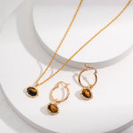 Tiger Eye Stone Necklace - floysun