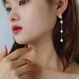 Timeless Charm Pearl Drop Earrings - floysun