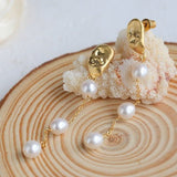 Timeless Charm Pearl Drop Earrings - floysun