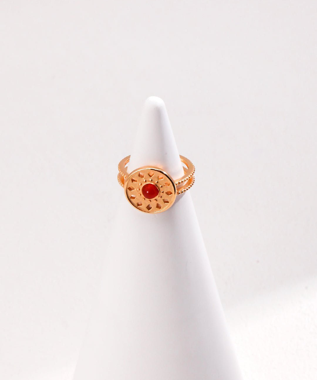 Totem Element Red Onyx Rings - floysun