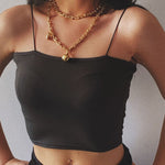 Trendy Gold Plated U - shaped Thick Chain Necklace - floysun