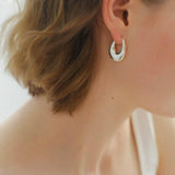 U - Shaped Minimalist Hoops Earrings - floysun