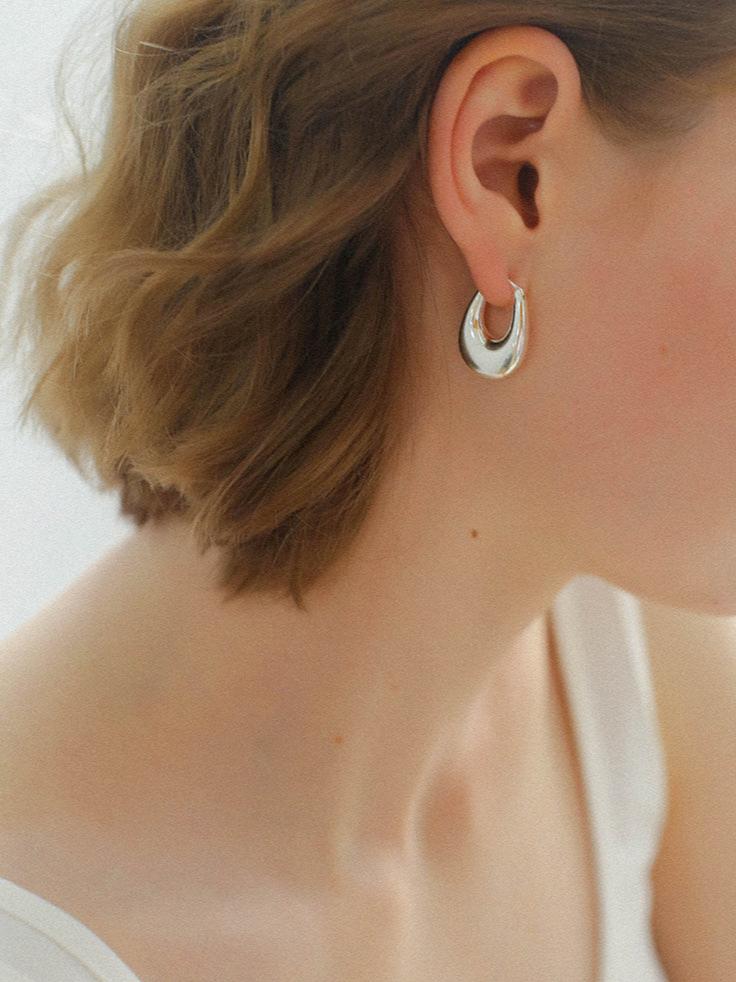 U - Shaped Minimalist Hoops Earrings - floysun