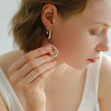 U - Shaped Minimalist Hoops Earrings - floysun