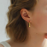 U - Shaped Minimalist Hoops Earrings - floysun