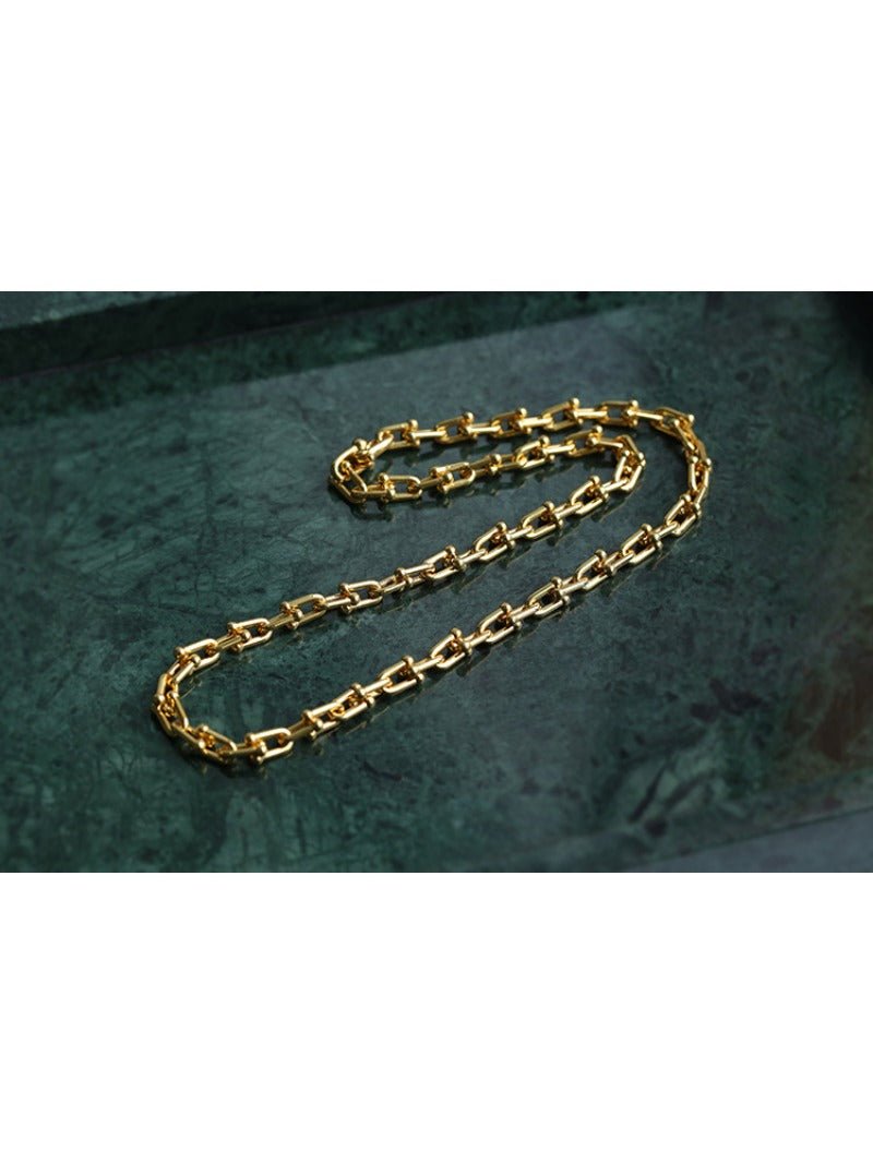 U - shaped Thick Chain Necklace - floysun