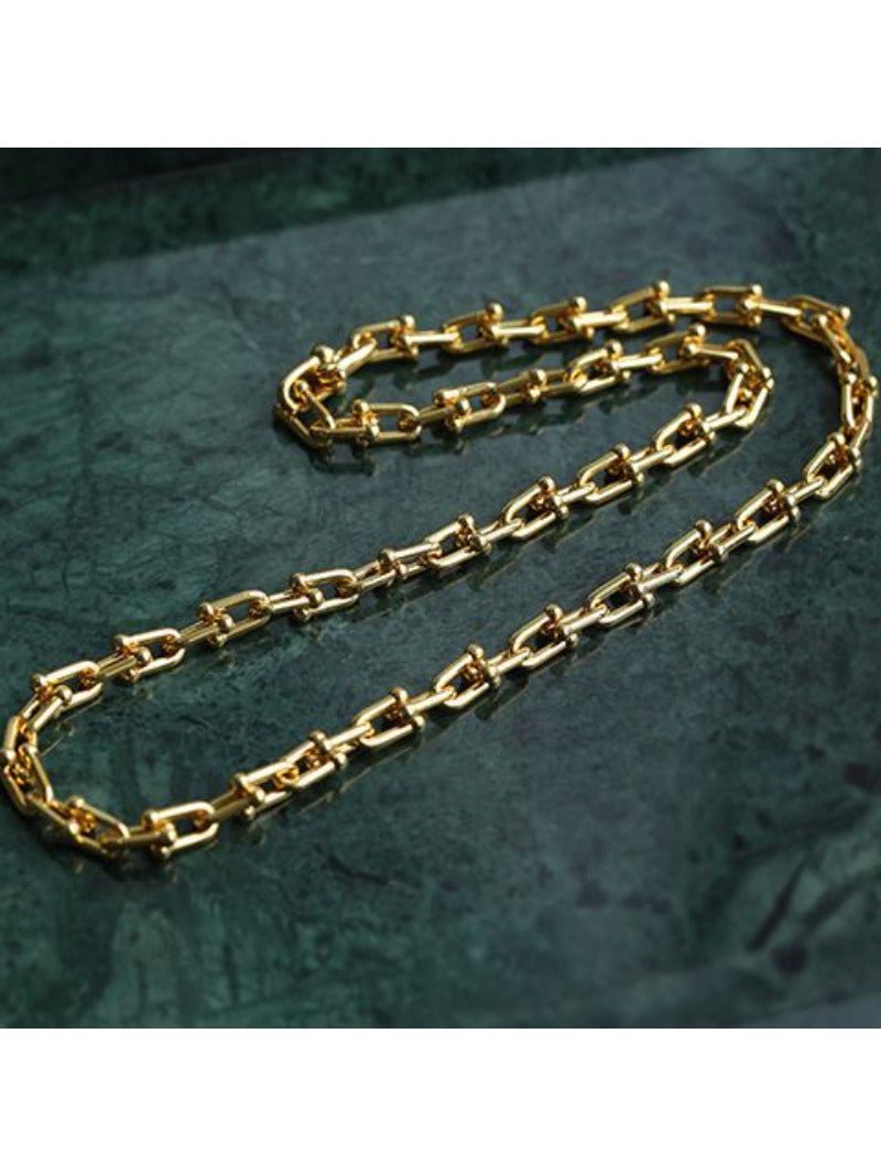 U - shaped Thick Chain Necklace - floysun