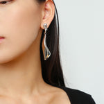 Unique Irregular Long Line Drop Earrings - floysun