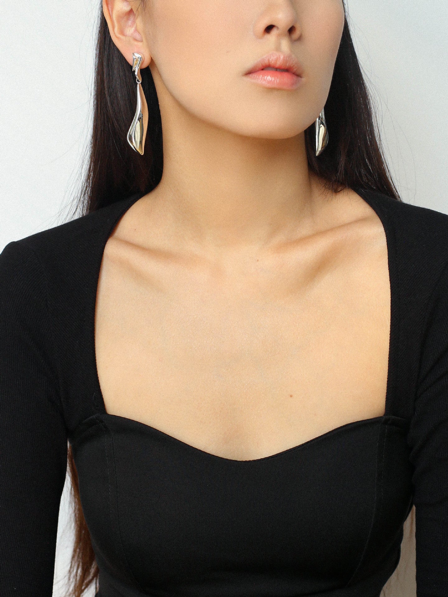 Unique Irregular Long Line Drop Earrings - floysun