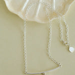 Versatile Curved Baroque Pearl Pendant Necklace - floysun