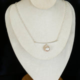 Versatile Curved Baroque Pearl Pendant Necklace - floysun