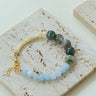 Vibrant Multicolored Gemstone Beaded Bracelet - Water Grass Onyx Bracelet - floysun