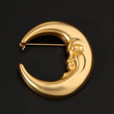 Vintage Antique Golden Moon Brooches - floysun