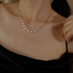 Vintage Baroque Pearl Choker Necklace - floysun