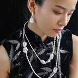 Vintage Elegant Natural Baroque Pearl Necklace - floysun