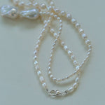 Vintage Elegant Natural Baroque Pearl Necklace - floysun