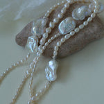 Vintage Elegant Natural Baroque Pearl Necklace - floysun