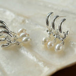 Vintage Freshwater Pearl Pendant Earrings - floysun