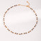 Vintage Gold Tiger Eye Stone Spliced Pearl Necklaces - floysun