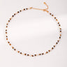 Vintage Gold Tiger Eye Stone Spliced Pearl Necklaces - floysun