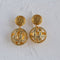 Vintage Hollow Ball Drop Earrings - floysun