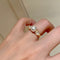 Vintage Mother - of - Pearl Pearl Elegance Pavé Ring - floysun