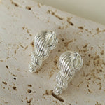 Vintage - Style Three - dimensional Conch Shell Earrings - floysun