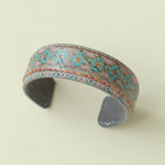 Vintage Wide Narrow Version Leather Statement Bracelet - floysun