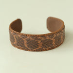 Vintage Wide Narrow Version Leather Statement Bracelet - floysun