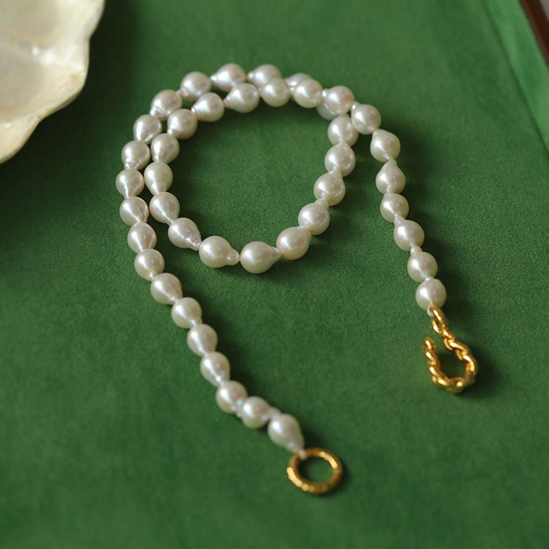 Water Drop Baroque Pearl Necklace - floysun