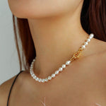 Water Drop Baroque Pearl Necklace - floysun