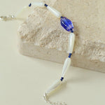 White Mother-of-pearl Glass Beaded Bracelet - floysun