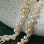 Wrapped Chain Wheat Ear Pearl Necklaces - floysun