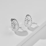 Vintage Full Pavé Wave Earrings