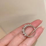 Vintage Striped Twist Diamond Ring